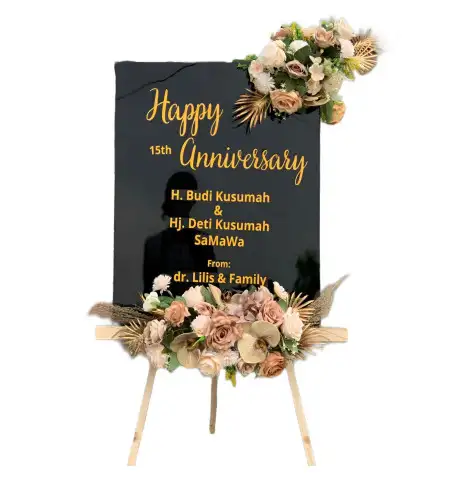 Papan Bunga Akrilik Budaya Pampang